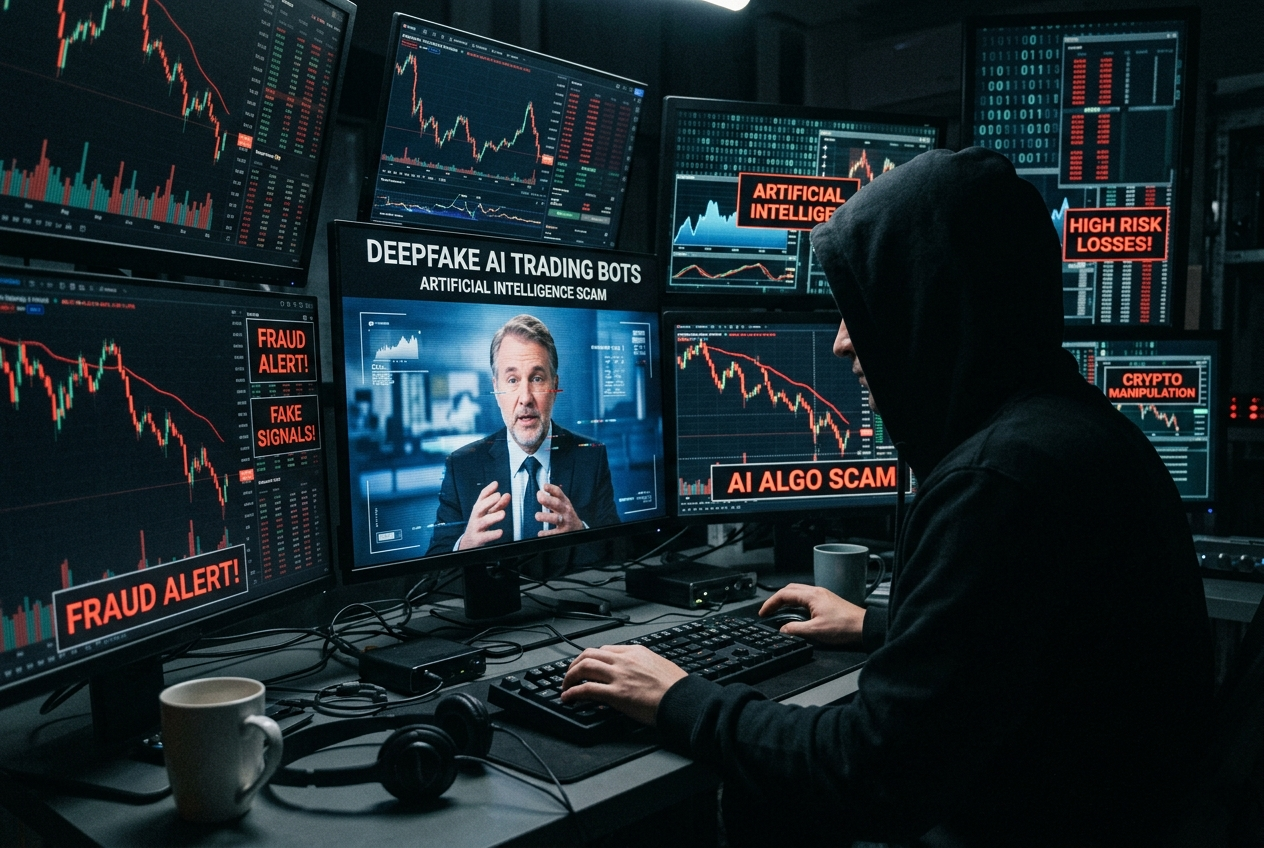 احتيال الذكاء الاصطناعي في التداول: كيف تحمي أموالك من Deepfake والروبوتات النصابة