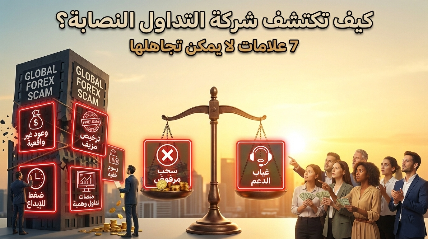 كيف تكتشف شركة التداول النصابة؟ 7 علامات لا يمكن تجاهلها